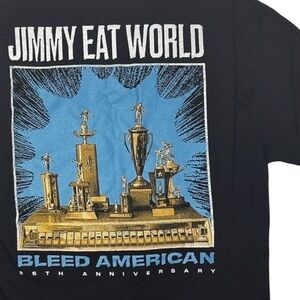 Jimmy Eat World - “Bleed American” 25th anniversary 2001 album promo T-shirt (L)